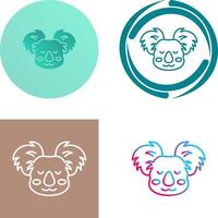 design de ícone de coala vetor