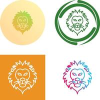 design de ícone de leão vetor
