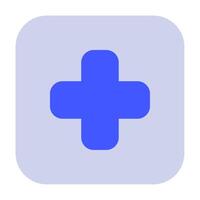 médico Cruz ícone para rede, aplicativo, infográfico, etc vetor