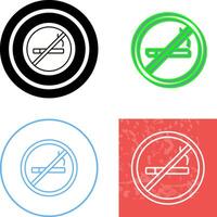 design de ícone de não fumar vetor