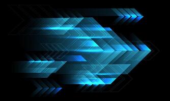abstrato Sombrio azul Rapidez luz seta direção geométrico em Preto Projeto moderno futurista criativo fundo vetor