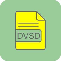 dvd Arquivo formato preenchidas amarelo ícone vetor