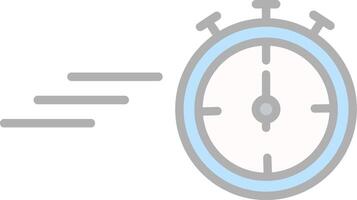 cronômetro linha preenchidas luz ícone vetor