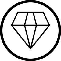 Ícone de diamante de vetor