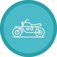 motocicletas linha multi círculo ícone vetor