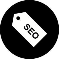 ícone de marca de vetor seo