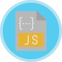 js plano multi círculo ícone vetor