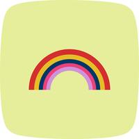 Ícone de vetor de arco-íris