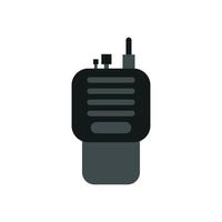 ícone isolado portátil de rádio comunicador vetor
