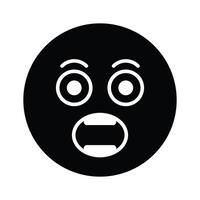 oh meu Deus expressão emoji projeto, editável vetor