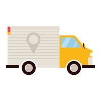 transporte de caminhão de entrega vetor