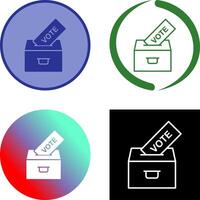 fundição voto ícone Projeto vetor