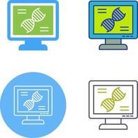 dna teste ícone Projeto vetor