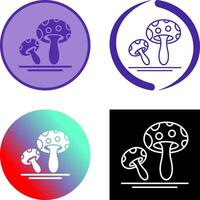 design de ícone de cogumelo vetor