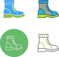 design de ícone de botas vetor