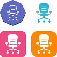 design de ícone de cadeira de escritório vetor