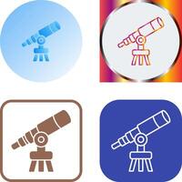 design de ícone de telescópio vetor