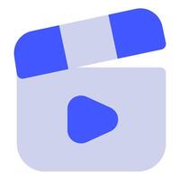 filme badalo ícone para rede, aplicativo, infográfico, etc vetor