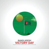 Bangladesh vitória dia. Bangladesh vitória dia criativo Publicidades Projeto dezembro 16. , 3d ilustração. vetor