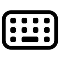 teclado ícone para rede, aplicativo, infográfico, etc vetor