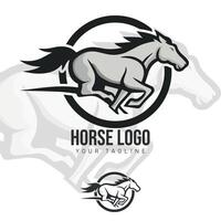 cavalo logotipo ícone modelo ilustração vetor