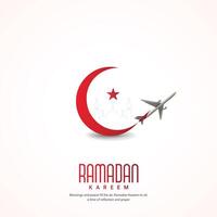 Ramadã kareem criativo Projeto para social meios de comunicação Publicidades vetor