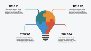 infográfico modelo Projeto para seu o negócio vetor