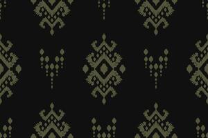 ikat tribal indiano desatado padronizar. étnico asteca tecido tapete mandala enfeite nativo boho divisa têxtil.geométrico africano americano oriental tradicional ilustrações. bordado estilo. vetor