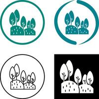 design de ícone de floresta vetor