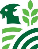 bode Fazenda logotipo Projeto vetor