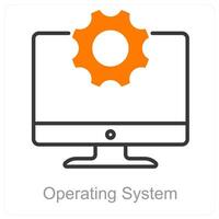 operativo sistema e interface ícone conceito vetor