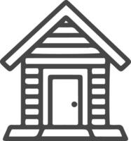 mínimo casa ícone - rede pagina inicial símbolo - local na rede Internet placa vetor