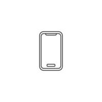 Móvel telefone ícone. Smartphone símbolo. ilustração logotipo vetor