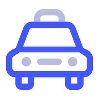 Táxi ícone para rede, aplicativo, infográfico vetor