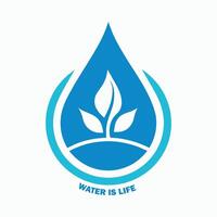 cada solta conta Salve  água Salve  terra Salve  vidas água conservação logotipo conservar hoje prosperar amanhã vetor