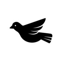Pombo ou pomba ícone para pássaro vetor