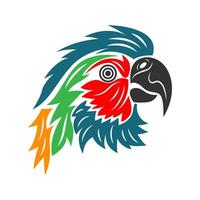 papagaio ícone logotipo Projeto vetor
