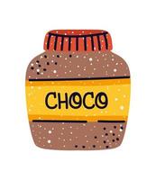 design de choco jar vetor