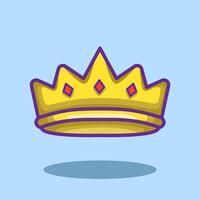ilustração coroa rei. Projeto coroa rainha. coroa rei ou rainha Projeto ilustração e ícone para local na rede Internet, digital e impressão vetor