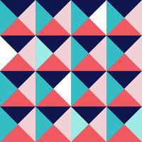 desatado padronizar do azul e Rosa triângulos. poligonal moderno modelo para tecidos. vetor