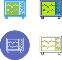 coração taxa monitor ícone Projeto vetor
