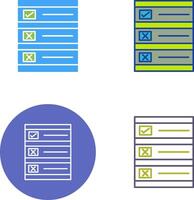 votação papel ícone Projeto vetor