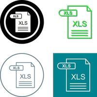 xls ícone Projeto vetor