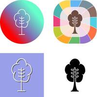 design de ícone de árvore vetor