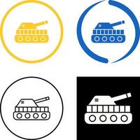 design de ícone de tanque vetor