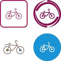 desenho de ícone de bicicleta vetor