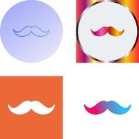 design de ícone de bigode vetor