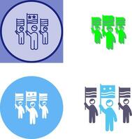 design de ícone de campanha vetor