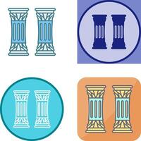 design de ícone de coluna vetor