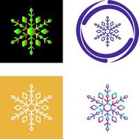 design de ícone de floco de neve vetor